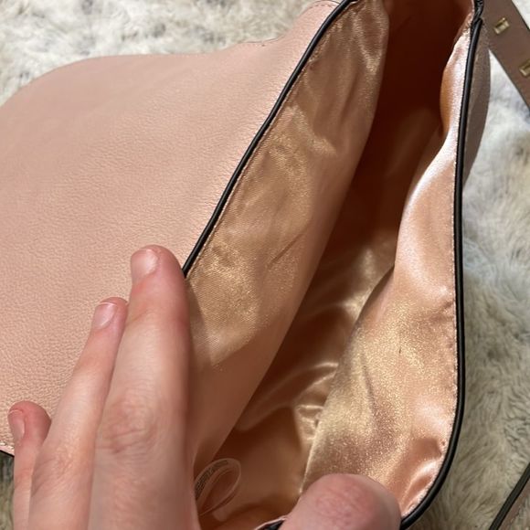 Victoria Secret | Pink Pastel Festival Crossbody Bag w/Tassel & Stud Details - Picture 7 of 11